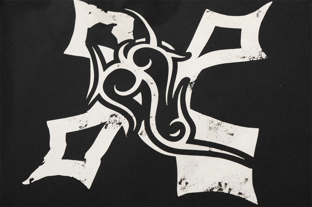 DAXUEN Short sleeve polo shirt with bold graphics