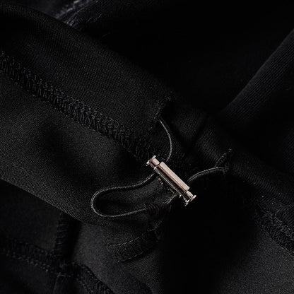DAXUEN Distressed graffiti wide-leg sweatpants