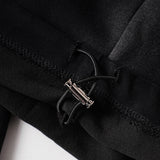 DAXUEN Graphic print wide leg sweatpants in black and white