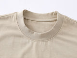 DAXUEN Short-sleeve mock neck t-shirt with graphic print