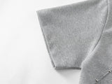 DAXUEN Relaxed-fit short-sleeved t-shirt with embroidery
