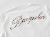 DAXUEN Oversized short-sleeved t-shirt with plaid script print