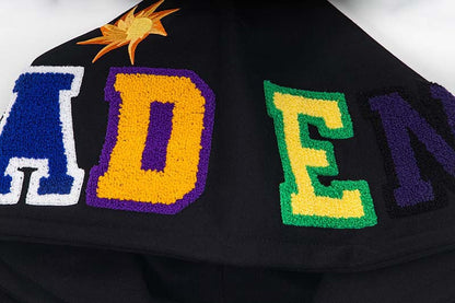 DAXUEN Embroidered hoodie jacket with colorful graphics