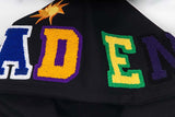 DAXUEN Embroidered hoodie jacket with colorful graphics
