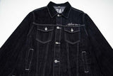 DAXUEN Oversized denim jacket with embroidery and pockets