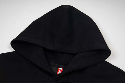 DAXUEN Pullover hoodie with graphic text and kangaroo pocket