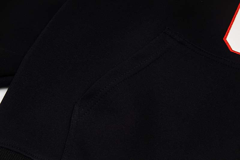 DAXUEN Pullover hoodie with graphic text and kangaroo pocket