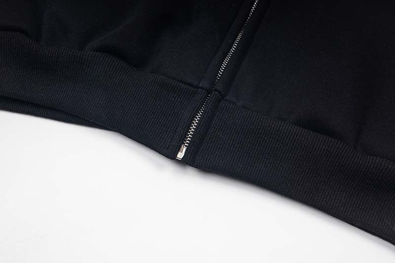 DAXUEN Embroidered hoodie jacket with colorful graphics