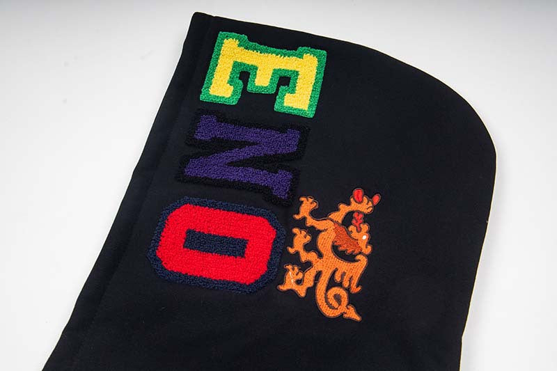 DAXUEN Embroidered hoodie jacket with colorful graphics