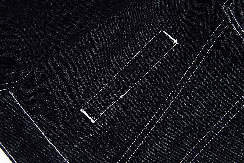 DAXUEN Oversized denim jacket with embroidery and pockets
