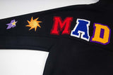 DAXUEN Embroidered hoodie jacket with colorful graphics
