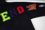 DAXUEN Embroidered hoodie jacket with colorful graphics