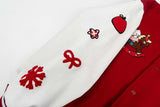 DAXUEN Relaxed fit varsity jacket with embroidered graphics