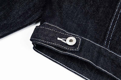 DAXUEN Oversized denim jacket with embroidery and pockets