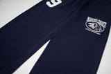 DAXUEN Wide leg sweatpants with numeral graphic