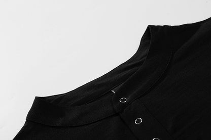 DAXUEN Short-sleeve casual shirt with skull graphic