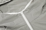 DAXUEN Lightweight hooded jacket in grey and black