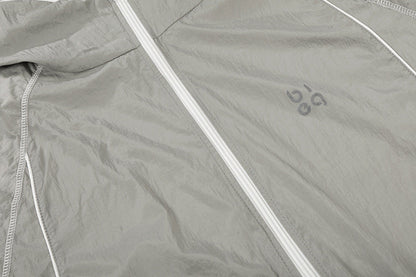 DAXUEN Lightweight hooded jacket in grey and black
