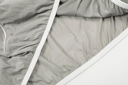 DAXUEN Lightweight hooded jacket in grey and black
