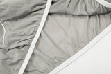 DAXUEN Lightweight hooded jacket in grey and black