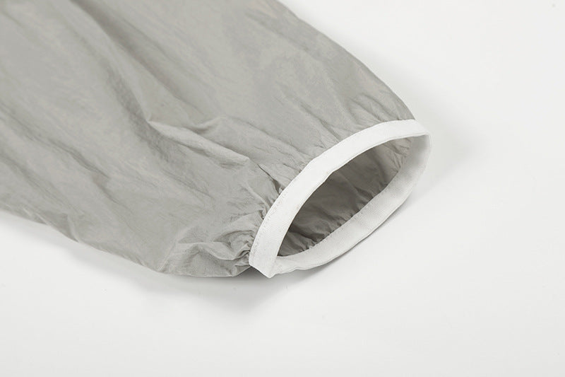 DAXUEN Lightweight hooded jacket in grey and black