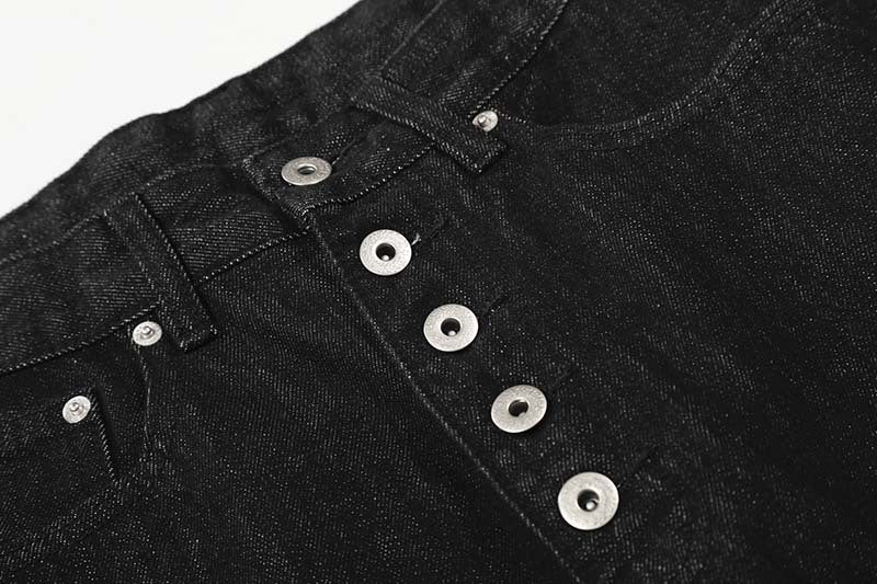 DAXUEN High-waisted wide-leg jeans in dark grey wash
