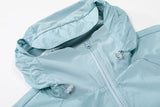 DAXUEN Lightweight hooded jacket with diagonal zipper