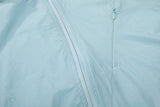 DAXUEN Lightweight hooded jacket with diagonal zipper