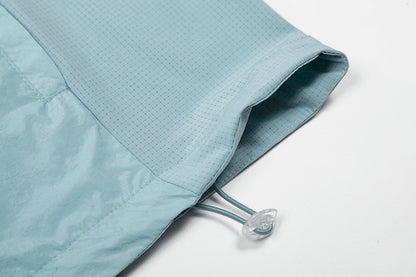 DAXUEN Lightweight hooded jacket with diagonal zipper