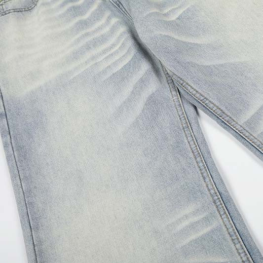 DAXUEN Wide-leg jeans in light faded blue wash