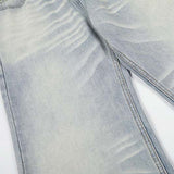 DAXUEN Wide-leg jeans in light faded blue wash