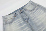 DAXUEN Wide-leg jeans in light faded blue wash