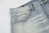 DAXUEN Wide-leg jeans in light faded blue wash