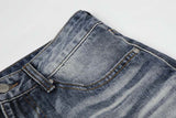 DAXUEN Faded high-waisted wide-leg denim jeans