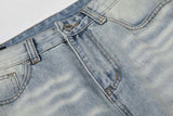 DAXUEN Wide-leg jeans in light faded blue wash