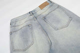 DAXUEN Wide-leg jeans in light faded blue wash