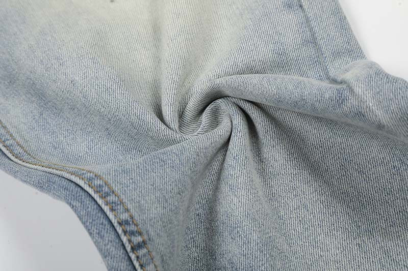 DAXUEN Wide-leg jeans in light faded blue wash