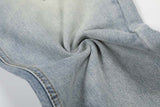 DAXUEN Wide-leg jeans in light faded blue wash