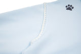 DAXUEN Pullover hoodie with snowflake and paw print embroidery