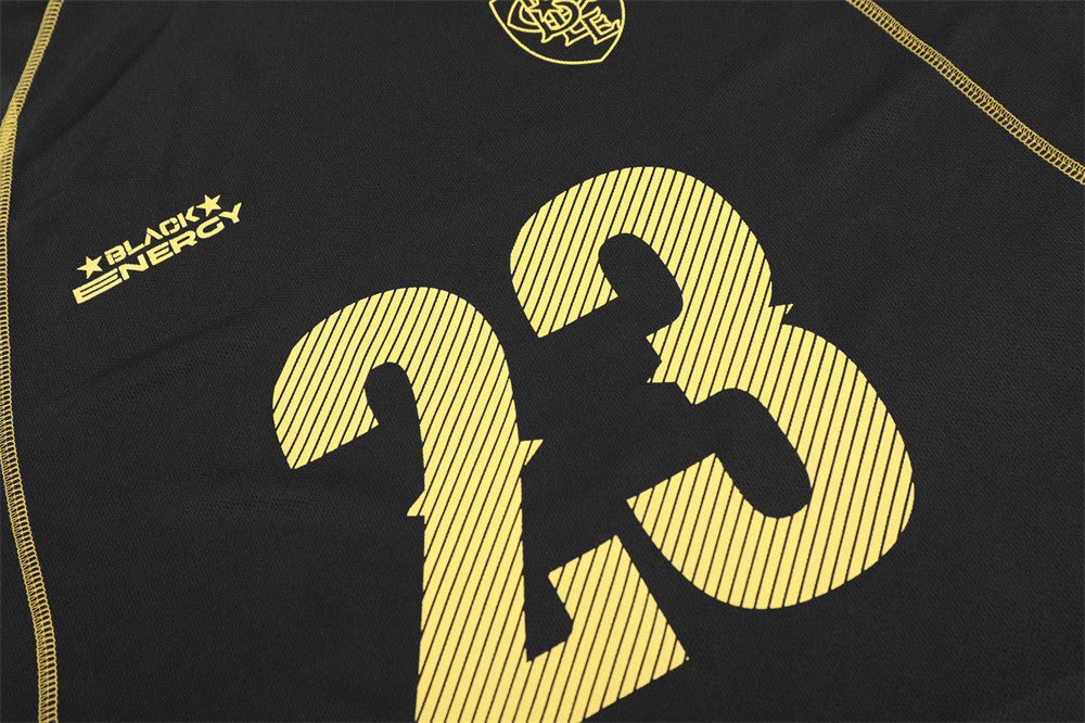 DAXUEN Athletic Energy Graphic T-Shirt with numeral and text graphics