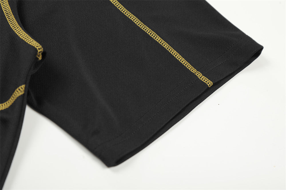 DAXUEN Athletic Energy Graphic T-Shirt with numeral and text graphics