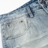 DAXUEN Light blue wide-leg denim jeans