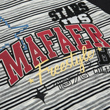 DAXUEN Bold striped graphic short-sleeve T-shirt