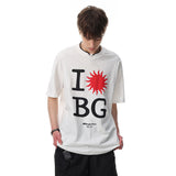 DAXUEN Oversized short-sleeved graphic T-shirt