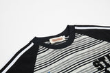 DAXUEN Bold striped graphic short-sleeve T-shirt