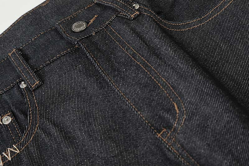 DAXUEN Charcoal wide-leg denim jeans