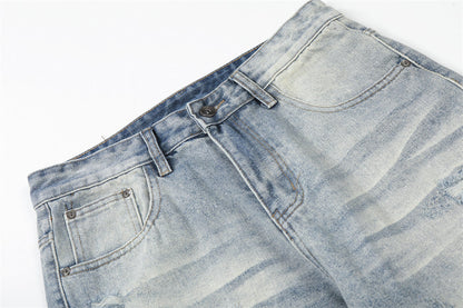 DAXUEN Light blue wide-leg denim jeans