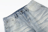 DAXUEN Light blue wide-leg denim jeans