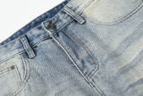 DAXUEN Light blue wide-leg denim jeans