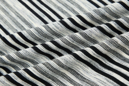 DAXUEN Bold striped graphic short-sleeve T-shirt